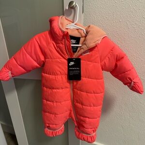 Nike Racer Pink Baby Snowsuit